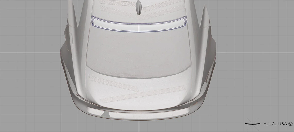 Rear Visor - Lexus IS250/IS350 2014-2020
