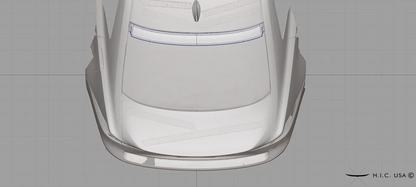 Rear Visor - Lexus IS250/IS350 2014-2020